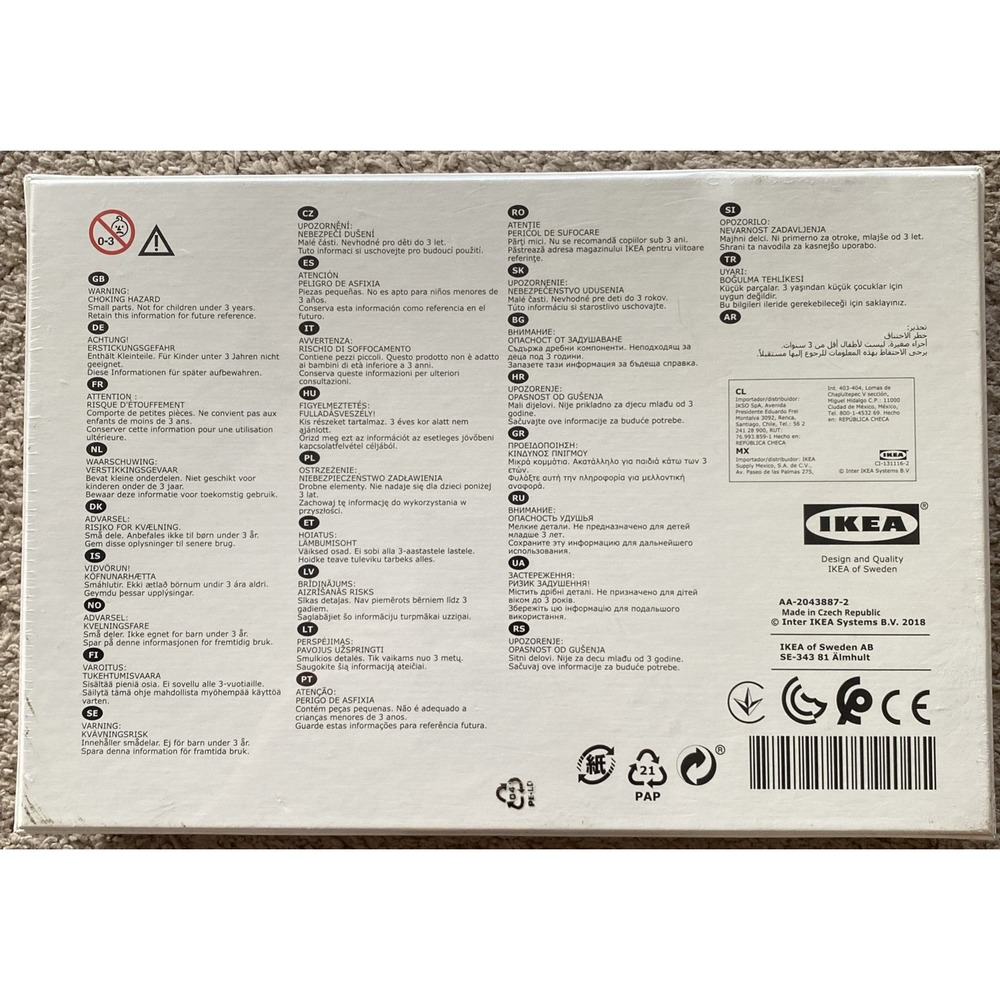 Ikea Lustigt Jigsaw Puzzle 211 Pc Design K Grandin B Atldax 25 1/2 x 15 3/4 New - Picture 3 of 3